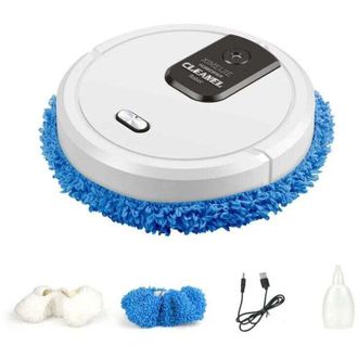 OEM Robot Aspirador Autom&aacute;tico Inteligente Para Fregar Pisos, Con Control Remoto, Para Barrer Y Limpiar Polvo, Color Blanco