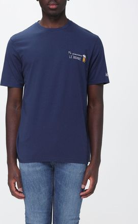 MC2 Saint Barth T-shirt in cotone con scritta ricamata