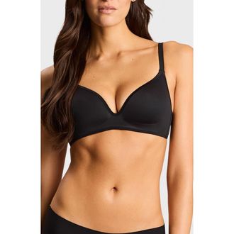 Commando Flex Tech Wireless Seamless Bra in Black at Nordstrom, Size 38C