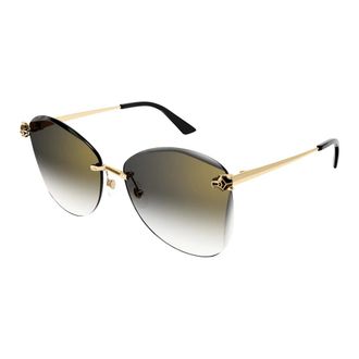 Cartier Sunglasses, female, Yellow, Size: 62 MM Panth&egrave;re Sunglasses