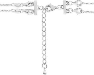 Sterling Forever Sterling Silver 2 Layer Necklace Spacer