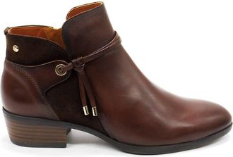 Pikolinos Womens Daroca Tassel Ankle Bootie In Caoba