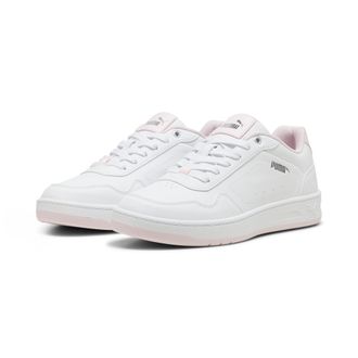 Puma Sneaker PUMA COURT CLASSY, Damen, Gr. 37, pink (puma wei&szlig;, whisp of pink, puma silber), Synthetik, Schuhe Sneaker