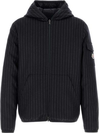 Moncler Dark Blue Reversible Hood Jacket