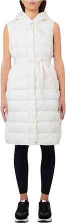 Liu Jo Lange Gewatteerde Gilet - Dames - Bodywarmers - Wit - M - Polyester - Jassen