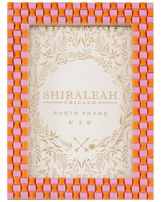 Shiraleah Viva 4 X 6 Check Picture Frame