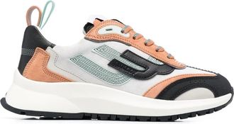 Bally Holden leather low-top sneakers - women - Calf Leather/Rubber/Calf Leather/Fabric/Calf Suede/Fabric - 35 - Black