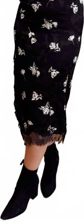 Vero Moda Rose Lace Skirt In Multi