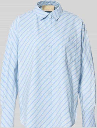 Jack & Jones Relaxed Fit Bluse mit Brusttasche in Hellblau, Gr&ouml;&szlig;e XL