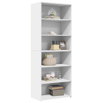 Berkfield Home Highboard White 70x41x185 cm Engineered Wood | Size: 70 x 41 x 185 cm