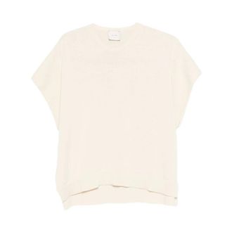 Alysi T-Shirts, female, Beige, Size: XS Alysi T-shirts and Polos