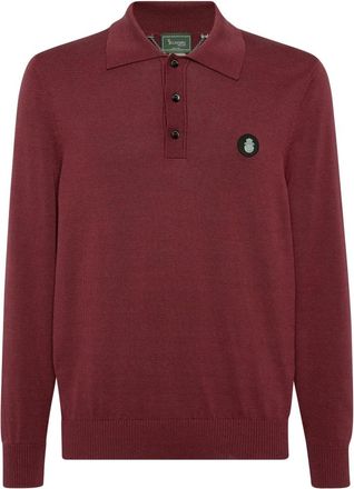 Billionaire Boys Club Polo Shirt Ls - Heren - Ronde hals truien - Rood - L - Katoen - Truien & Vesten