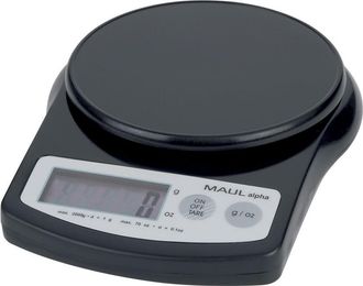 Maul Maulalpha B&aacute;scula Electr&oacute;nica Para Cartas Negra Compacta