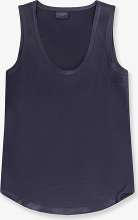 Brunello Cucinelli Top in seta stretch - BRUNELLO CUCINELLI - gender_Woman