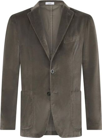 Boglioli Heren, Jassen, Bruin, Maat: 3XL Velours