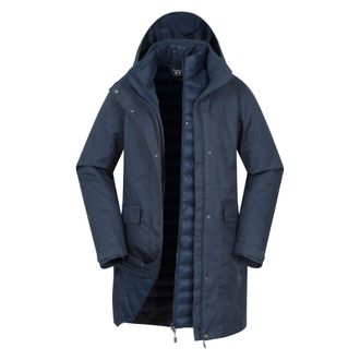 Mountain Warehouse Dames 3-in-1 Waterdichte Jas (Blauw)