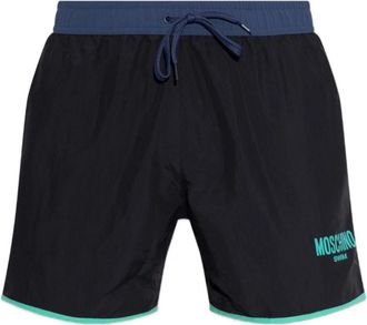 Moschino Zee Kleding - Heren - Strandmode - Zwart - S - Nylon - Badmode