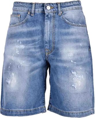 Takeshy Kurosawa Classic Denim-Inspired Cotton Shorts