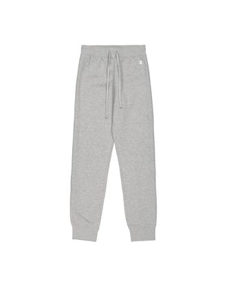 Champion Womens Legacy Basics W Powerblend Fleece Rib Cuff Pants, Light Grey Melange, XS
