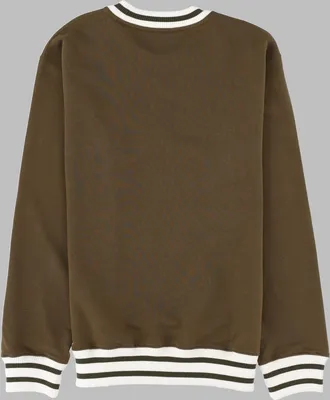Dr&ocirc;le de Monsieur Slogan Cotton Sweatshirt - Brown