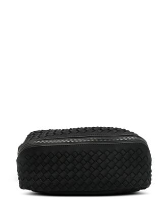 Naghedi woven cosmetic bag - Black