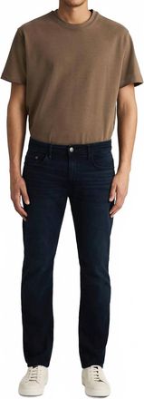 Mavi Marcus Slim Straight Leg Jeans In Ink Brushed Supermove