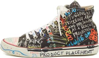 VETEMENTS Sneakers con stampa Graffiti - Nero