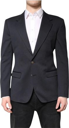 Dolce & Gabbana Blazers - Heren - Blazers - Blauw - 2XL - Jassen