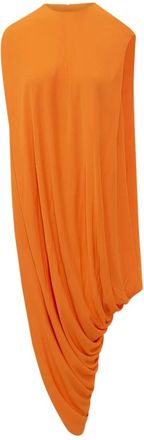 Tom Ford Impossible Asymmetric Cap Sleeve Top - Dames - Feestkleedjes - Oranje - XS - Kleedjes