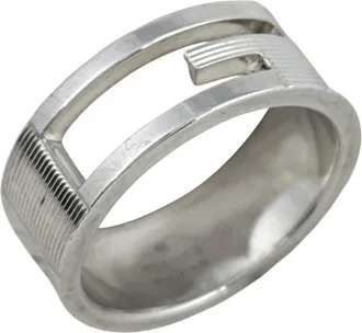 Gucci Silver Silver 925 Band Ring (Pre-Owned)