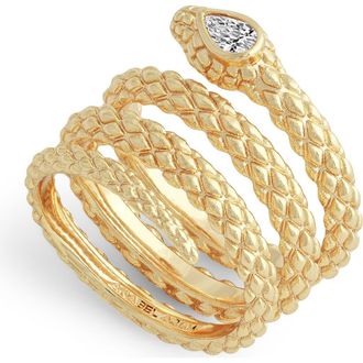 Anabel Aram Serpent Wrap Ring in Gold at Nordstrom, Size 7