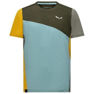 Salewa Puez Sporty Dry T-Shirt Funktionsshirt f&uuml;r Herren | t&uuml;rkis