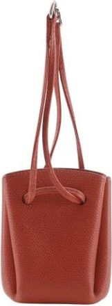 Herm&egrave;s Pre-owned Bucket Bags, female, Orange, Size: ONE SIZE Pre-owned Vespa Pouch
