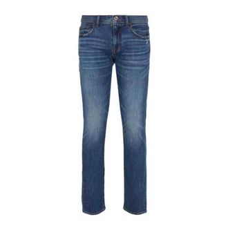 A|X Armani Exchange Mens Clothing Trousers Blue Aw23 - male - Armani Exchange - Slim Fit Jeans - Blue - W29 - Jeans