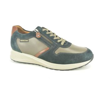 Mephisto Schoenen, Heren, Veelkleurig, 42 1/2 EU, Blauw + Bruin Runner N.+Tiret