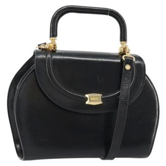 Bally Pre-owned Hand Bag - Dames - Pre-owned - Zwart - Maat: ONE Size Leer