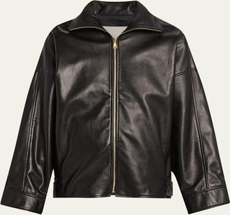 Darkpark Celine Nappa Leather Aviator Jacket