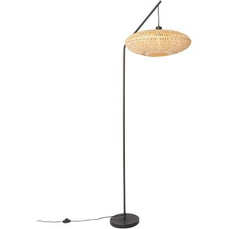 QAZQA Oriental Floor Lamp Bamboo - Ostrava