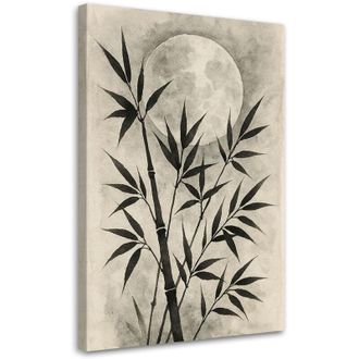 Artgeist Quadro su tela, Bamb&agrave;&sup1; Luna Acquerello Seppia Natura - 40x60