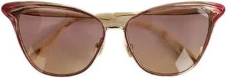 Chlo&eacute; Pre-owned Accessories, female, Pink, Size: ONE SIZE Pre-owned Metal Sunglasses