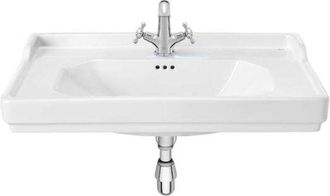 Roca Roca - Lavabo De Porcelana Mural Para Pedestal Longitud: 800 Mm