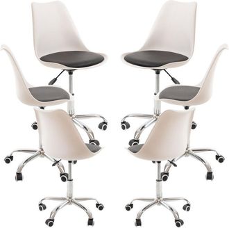 Regalos Miguel Packs Sillas - Pack 6 Sillas Neo - Blanco Y Negro