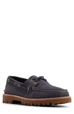 Sperry Top-Sider Authentic Original 2-Eye Lug Sole Boat Shoe in Navy at Nordstrom Rack, Size 7.5