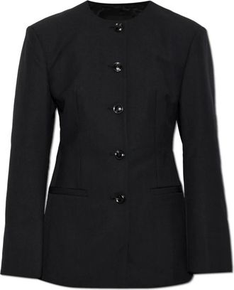 Anine Bing Hudaa Blazer - Dames - Blazers - Zwart - 4XS - Wol - Jassen