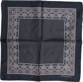 Dolce & Gabbana Multikleurige Fantasy Zijden Vierkante Foulard Sjaal