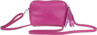 Girly HandBags Womens Tassel Plain Crossbody Camera Bag Adjustable Strap Over the Shoulder(Fuchsia)