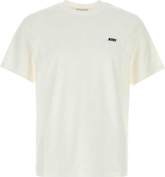Autry White Cotton T Shirt