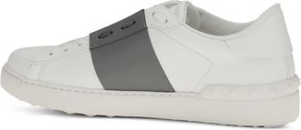 Valentino Garavani Open Calfskin Band Sneaker - White