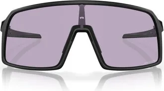 Oakley Sutro 60mm Prizm Rectangular Shield Sunglasses in Matte Black/prizm Slate at Nordstrom