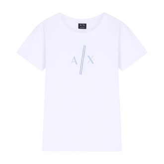 A|X Armani Exchange Mujer, Camisetas, Blanco, Talla: S